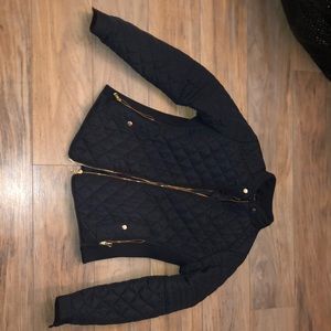 Navy blue winter coat